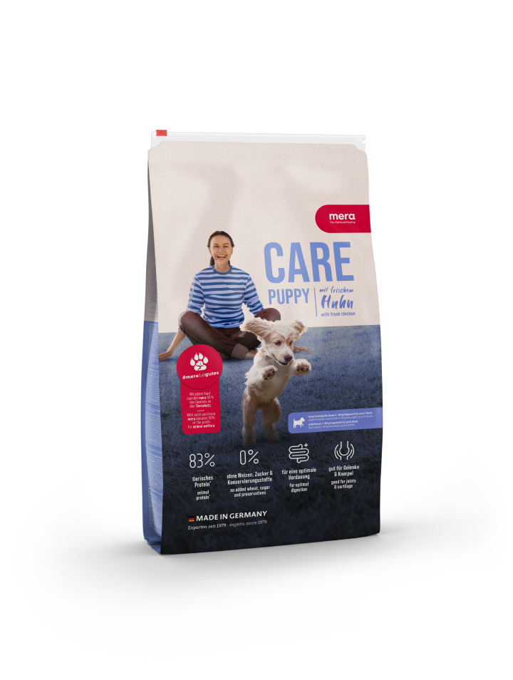 MERA Hunde-Trockenfutter Care Puppy Huhn